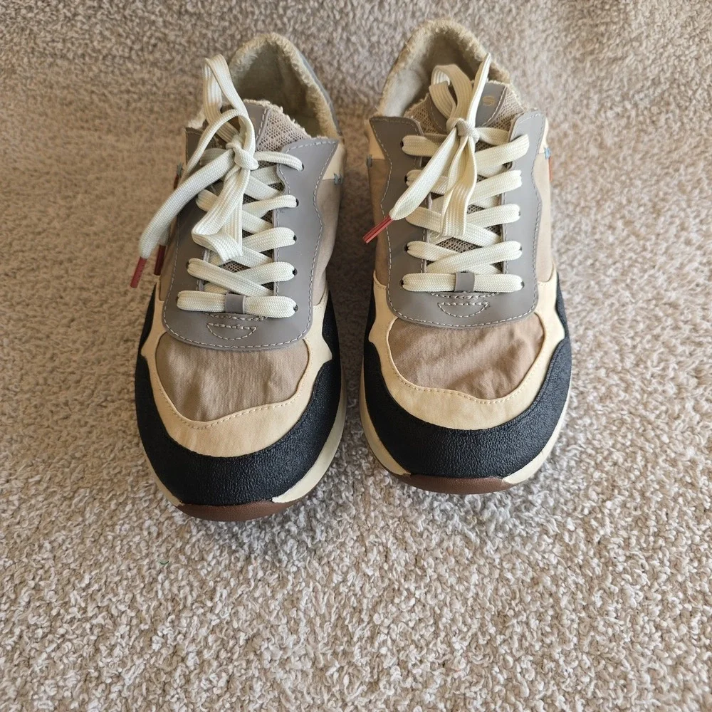 Taos Women's Direction Collapsible Heel Sneakers Grey/cloud Multi Size 7